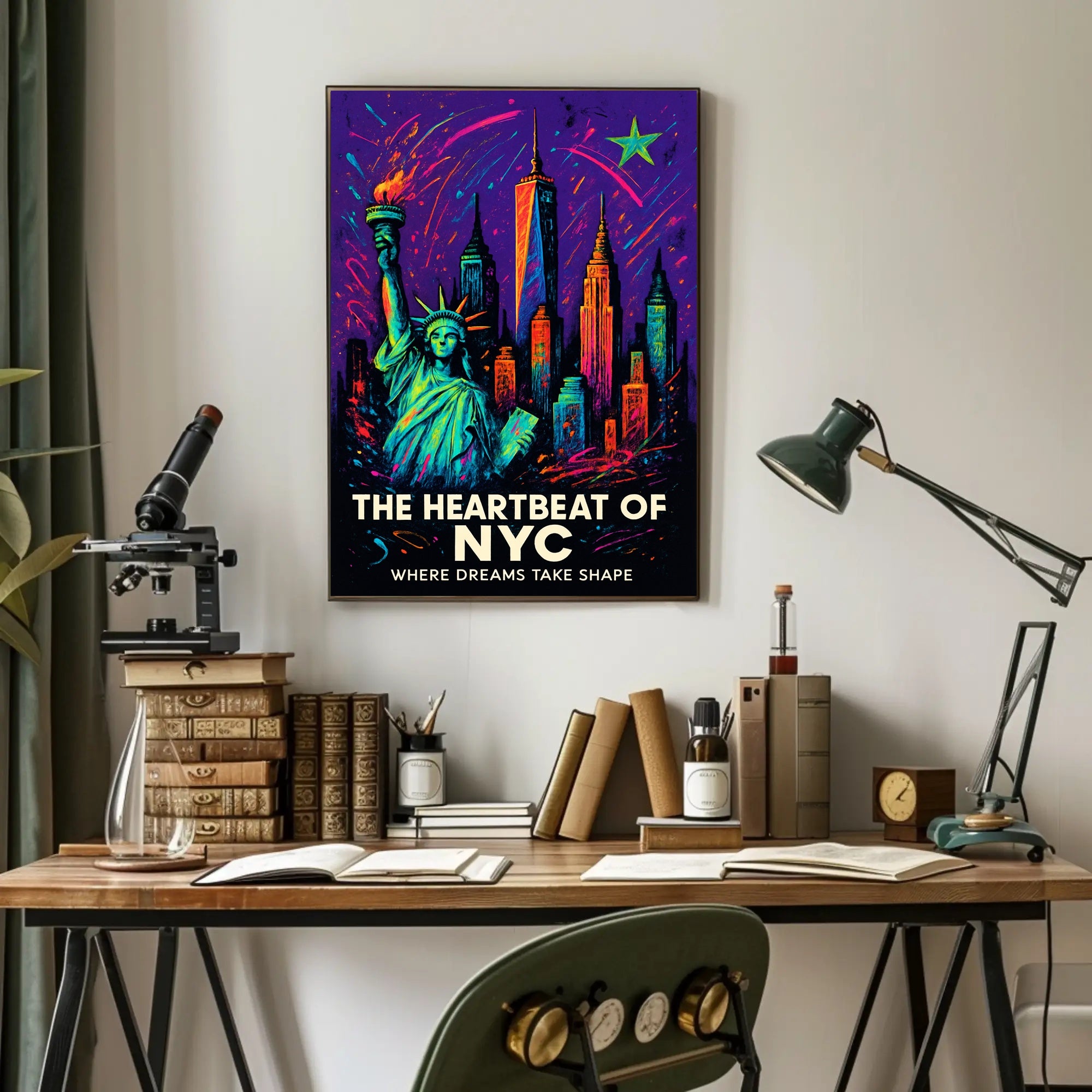 The Heartbeat Of Nyc Poster