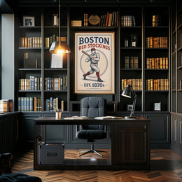 Boston Red Stockings Est. 1870s Poster PosterGoat