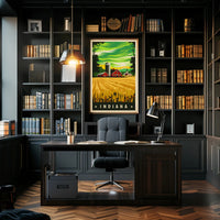 Indiana Farm Landscape Poster