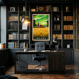 Indiana Farm Landscape Poster