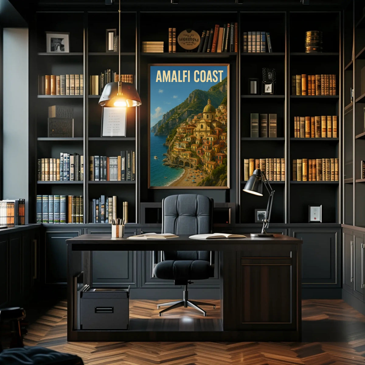 Amalfi Coast Poster Museum Quality Wall Art 18 by 24 Inches