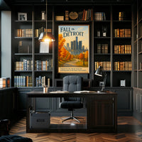 Fall in Detroit Poster