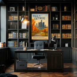 Fall in Detroit Poster