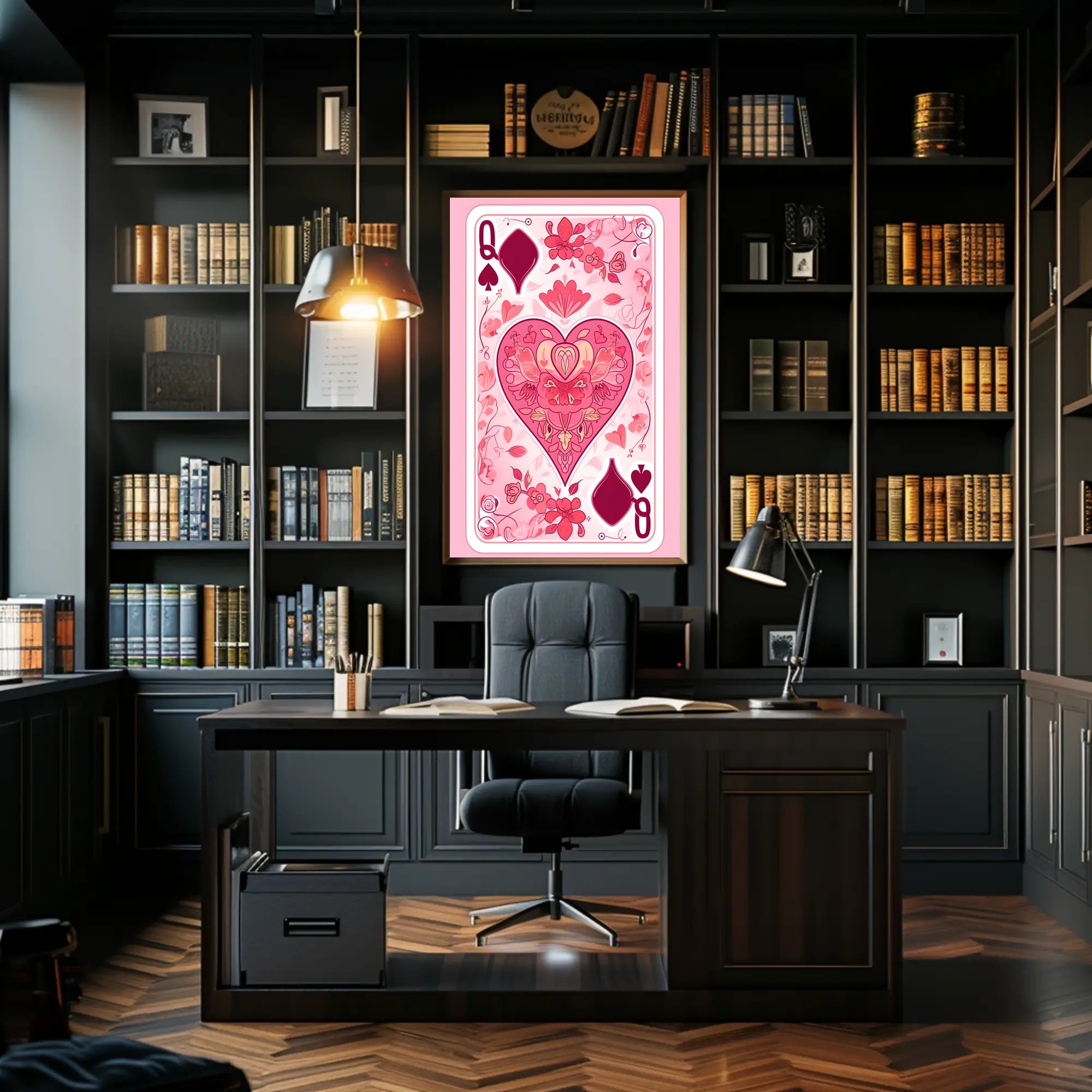Queen of Spades Artistic Poster for Elegant Home Decor PosterGoat