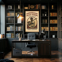 Birmingham Black Barons Negro Leagues Poster