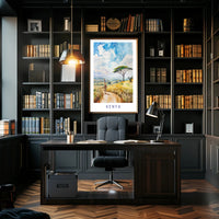 Serene Kenyan Landscape Poster PosterGoat