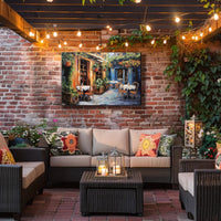 Charming Café Corner Poster