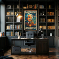 Albert Einstein Theory Of Relativity Poster