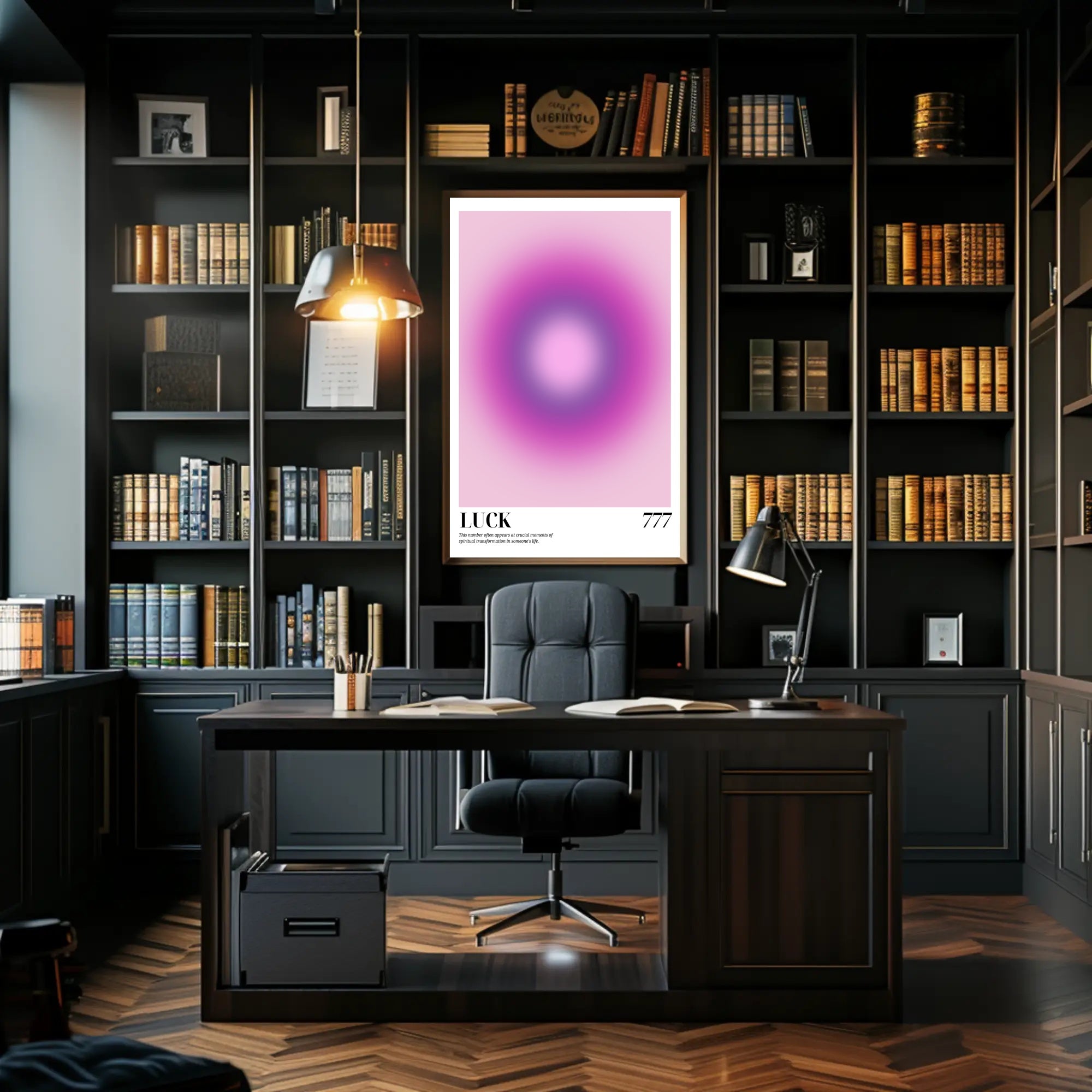 Spiritual Transformation 777 Luck Abstract Poster PosterGoat