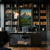 Jungfrau Region Vintage Travel Poster Print