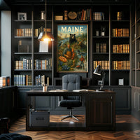 Discover Maine Poster