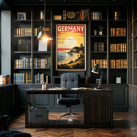 Germany Coastal Landscape Poster