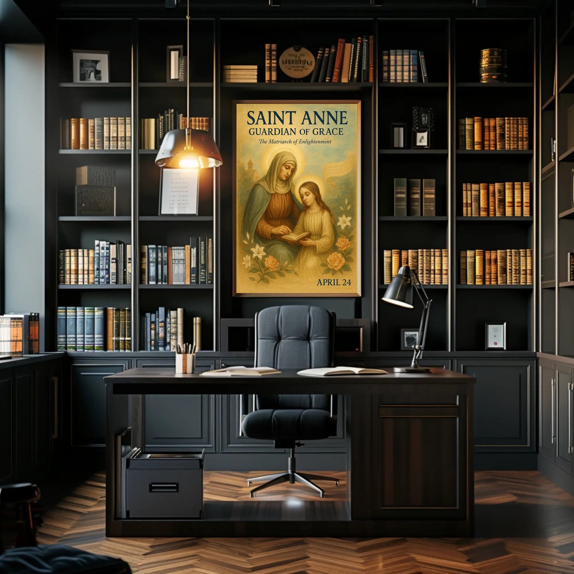 Saint Anne's Grace and Enlightenment Heritage Poster PosterGoat