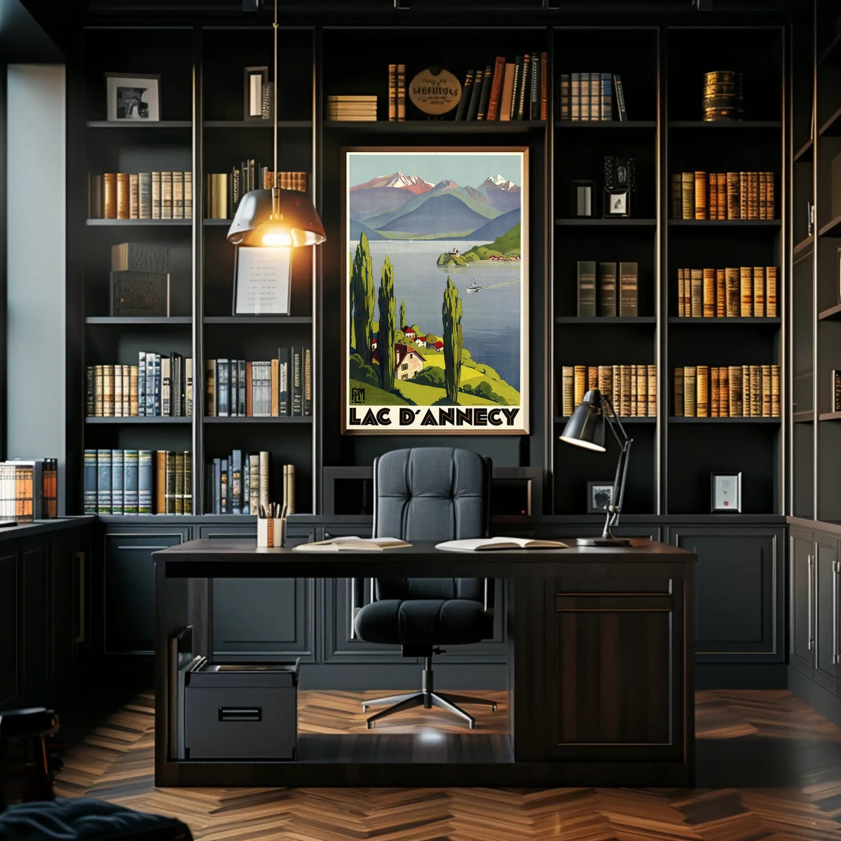 Lac DAnnecy Travel Poster