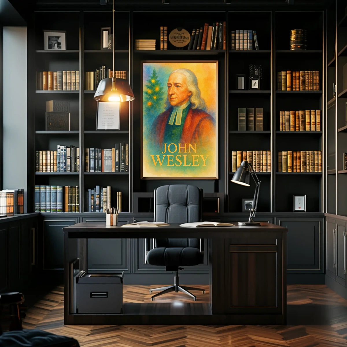 John Wesley Religious Portrait Poster - Historical or Presidential Poster