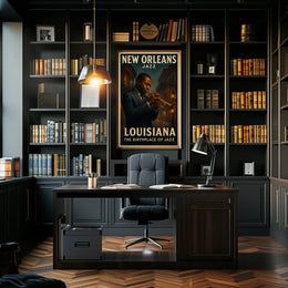 New Orleans The Birthplace Of Jazz Poster