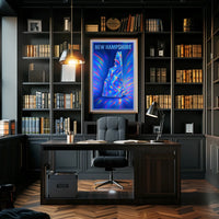 New Hampshire In Vivid Colors Poster