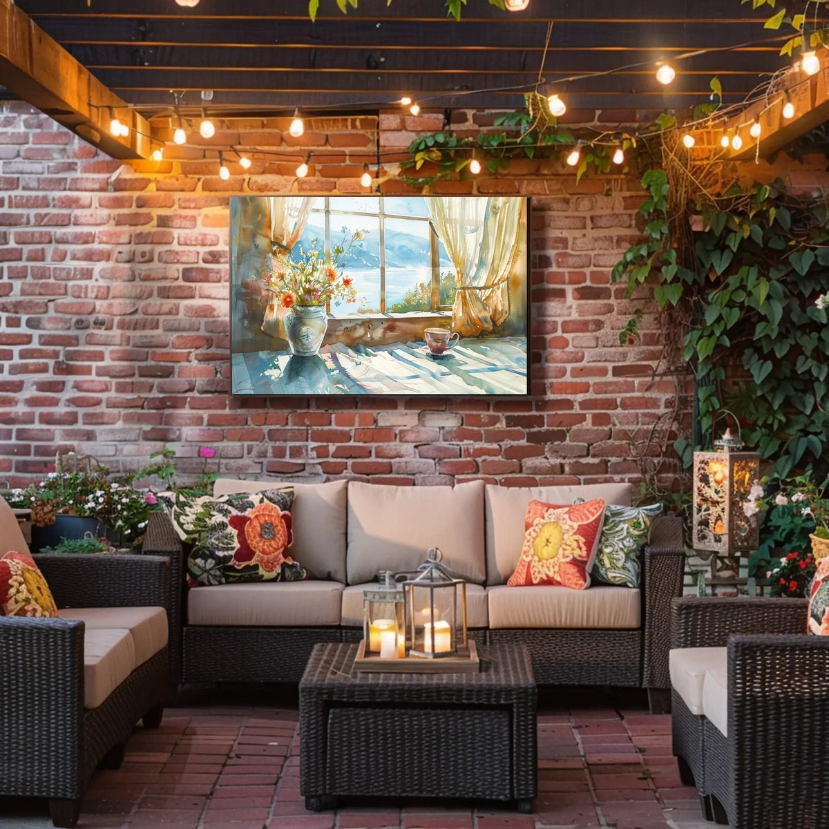 Morning Serenity by the Window Poster