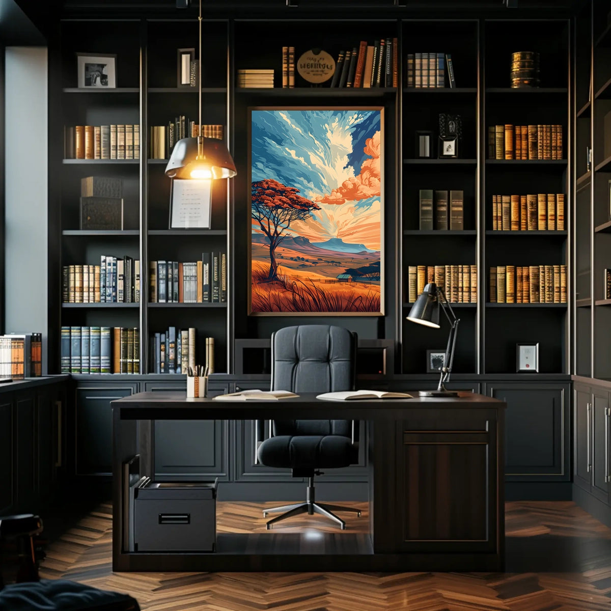 Serengeti Sunrise Poster