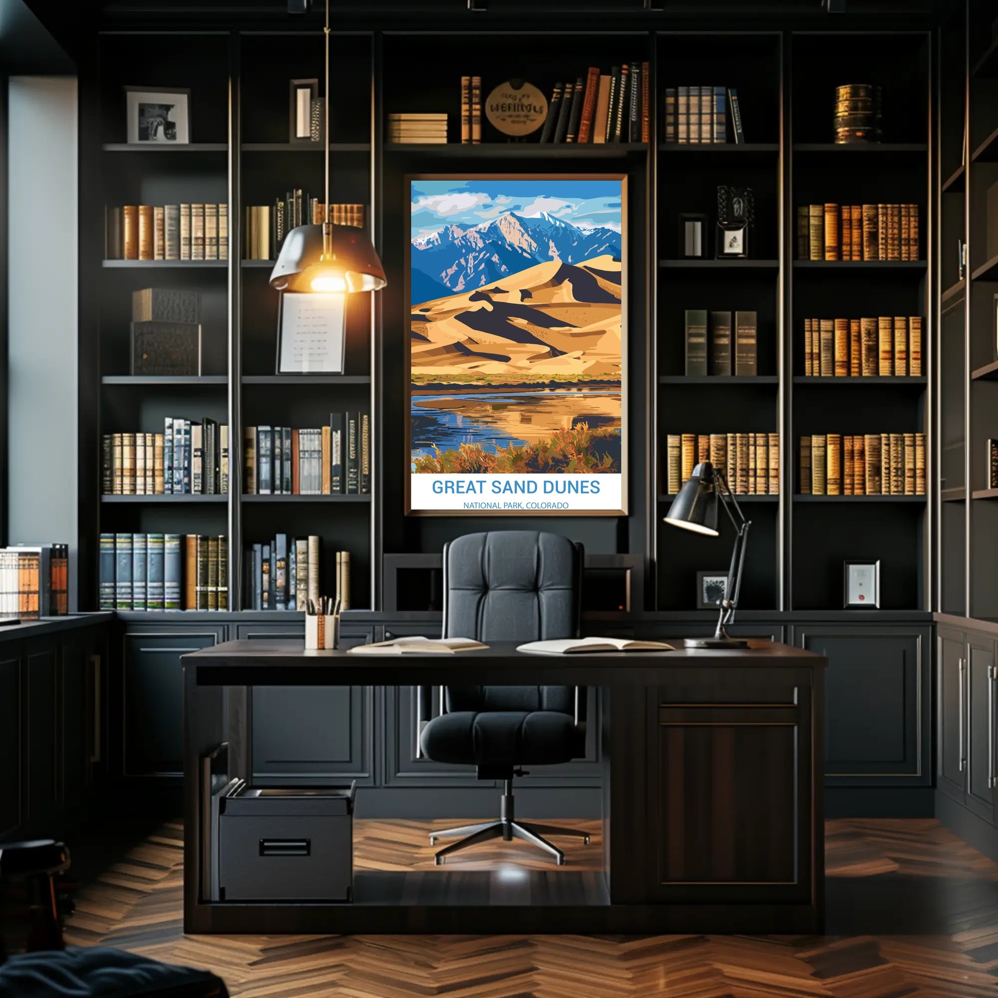 Great Sand Dunes National Park Scenic National Park Poster