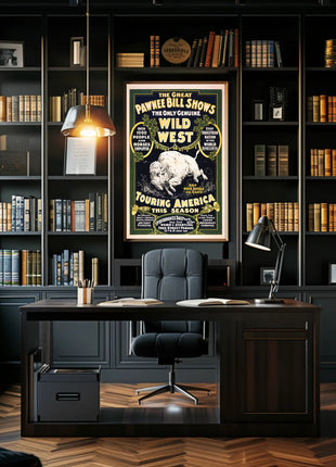 The Great Pawnee Bill Wild West Show Poster