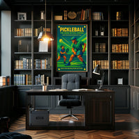 Pickleball The Game in Full Swing Poster
