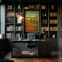 Discover Oklahoma Wall Art Print Decor PosterGoat