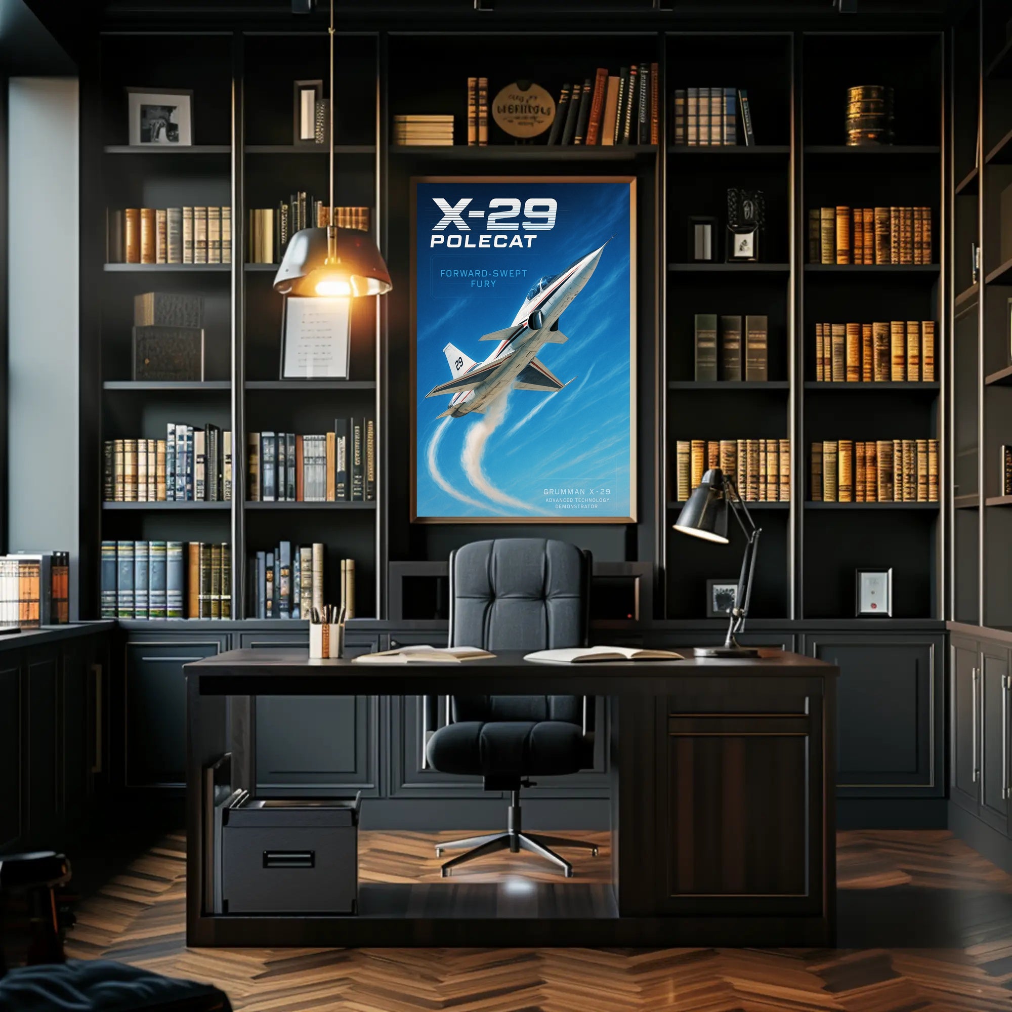 X-29 Polecat Poster PosterGoat