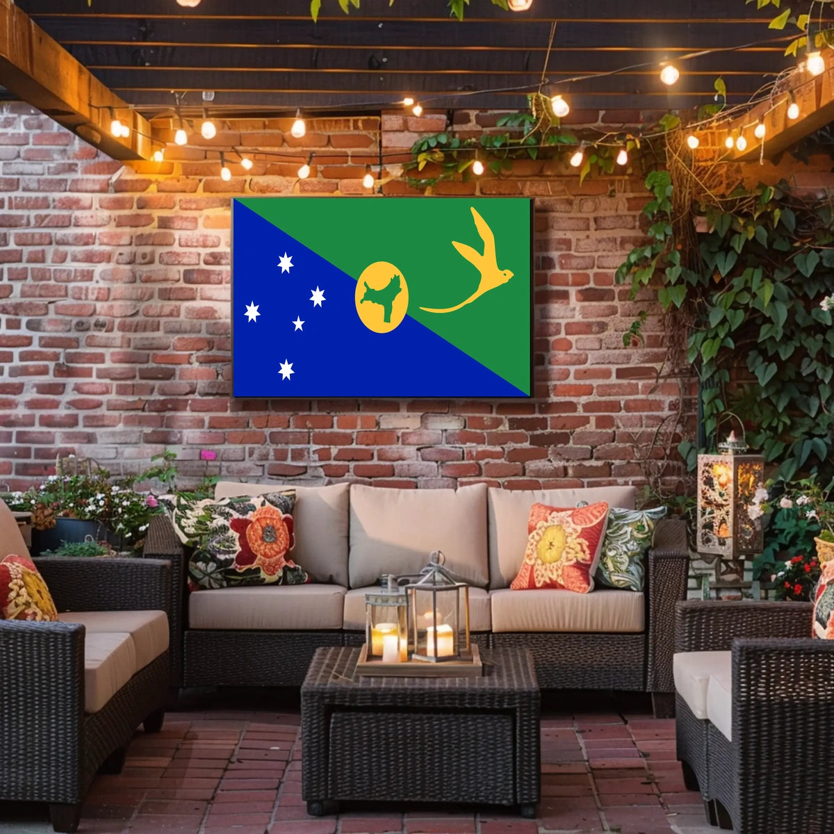 Christmas Island Flag Poster
