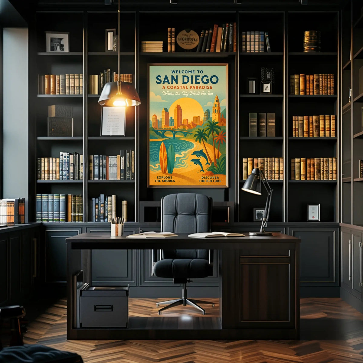 Welcome to San Diego A Coastal Paradise Poster