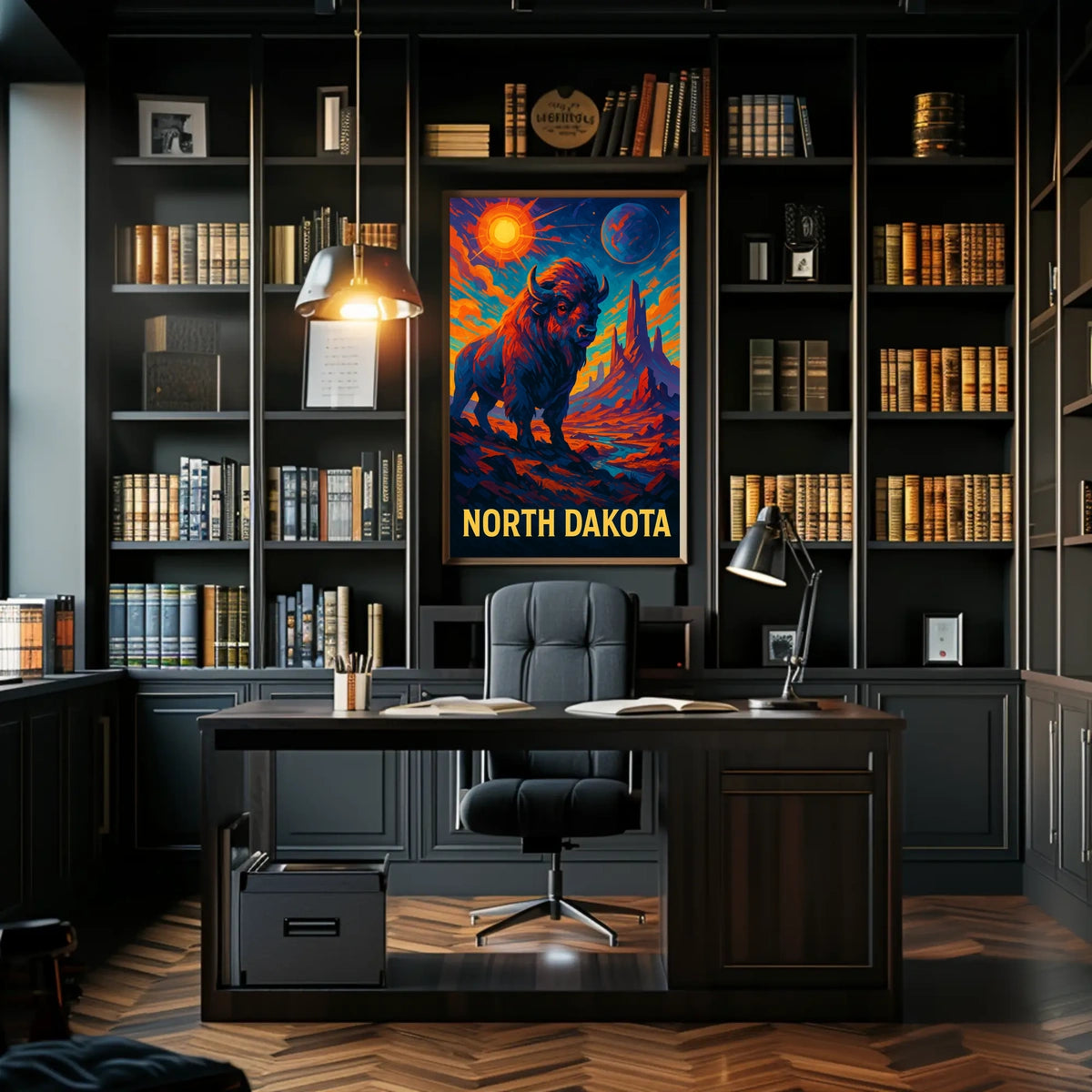 North Dakota Majestic Wilderness Poster