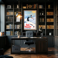 Sun Valley Skiing Adventure Poster