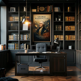 George Washington Legacy of a Leader Poster PosterGoat
