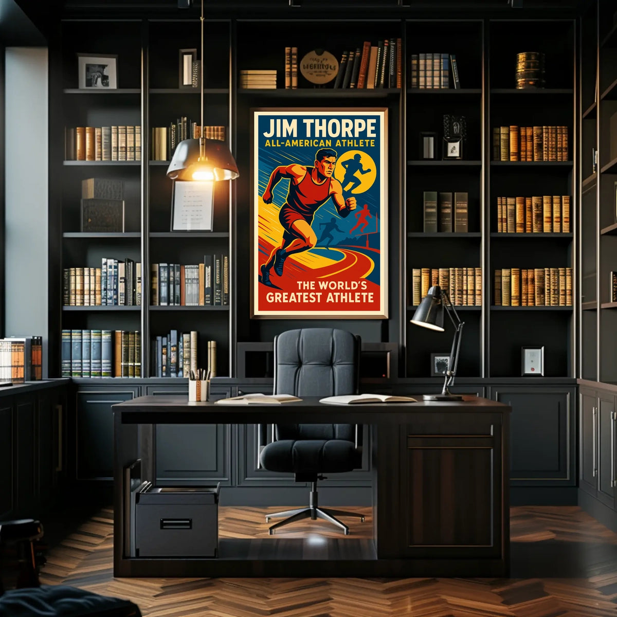 Jim Thorpe All-American Athlete Poster