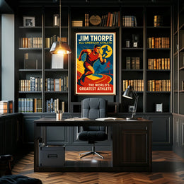 Jim Thorpe All-American Athlete Poster