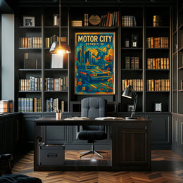 Motor City Detroit, MI Poster