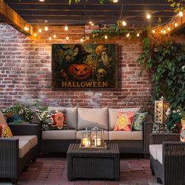 Halloween Night Gothic Spooky Digital Painting Poster