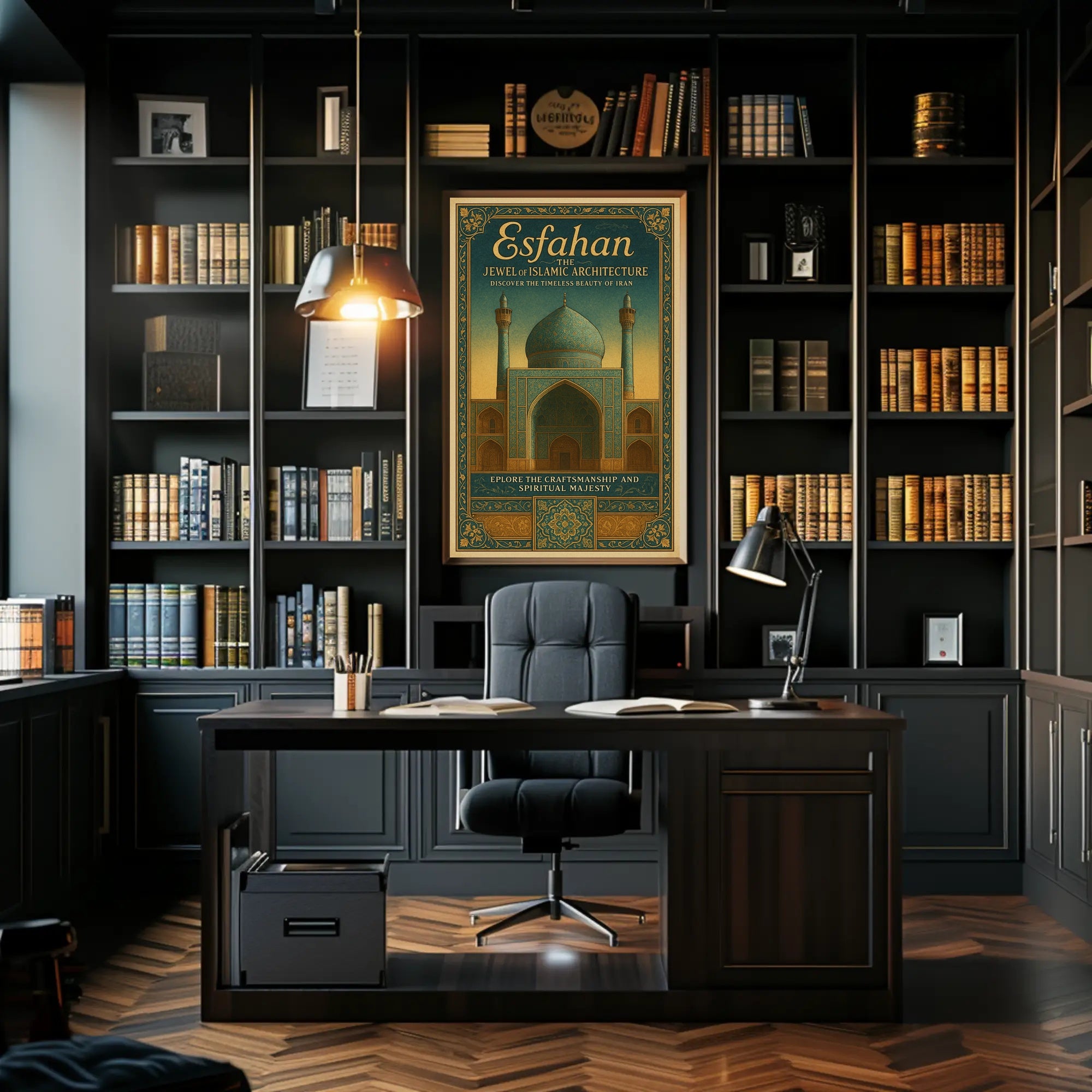 Esfahan – The Jewel of Islamic Architecture Poster PosterGoat