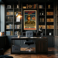 Enlist in the Women's Army Corps Poster