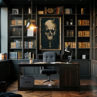 Celestial Skull Poster PosterGoat