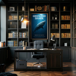 Greenland Shark Beneath the Arctic Poster PosterGoat