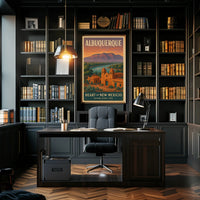 Albuquerque Heart of New Mexico Travel Poster