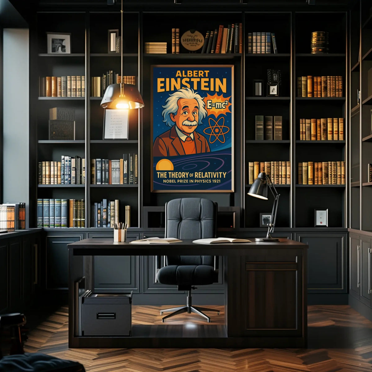 Albert Einstein Nobel Prize In Physics Poster