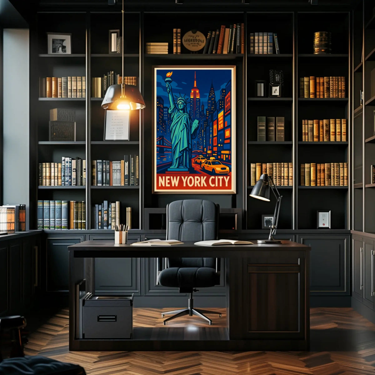Eclectic Abstract Art Poster For Modern Interiors Bold