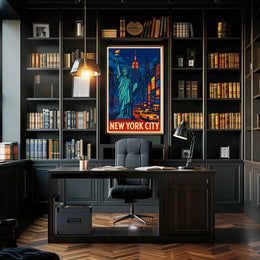 Eclectic Abstract Art Poster For Modern Interiors Bold