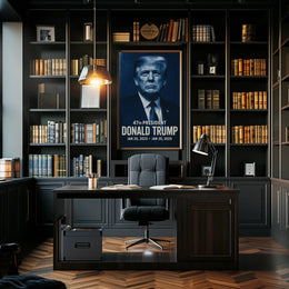 Donald Trump Visionary in Contemplation Poster