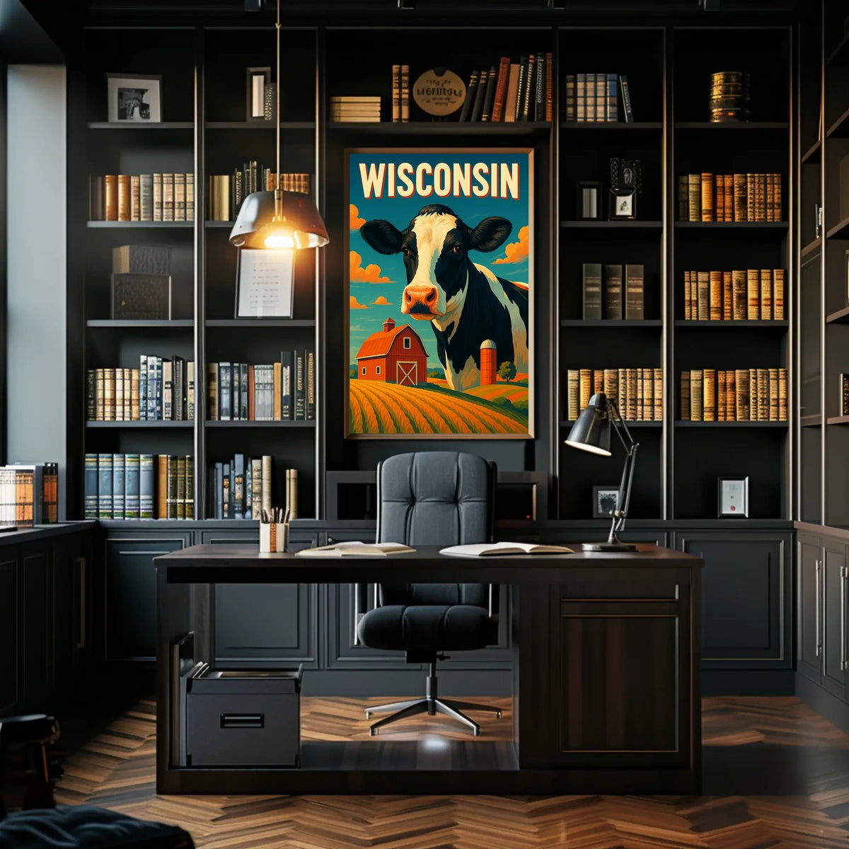 Wisconsin Countryside Charm Poster