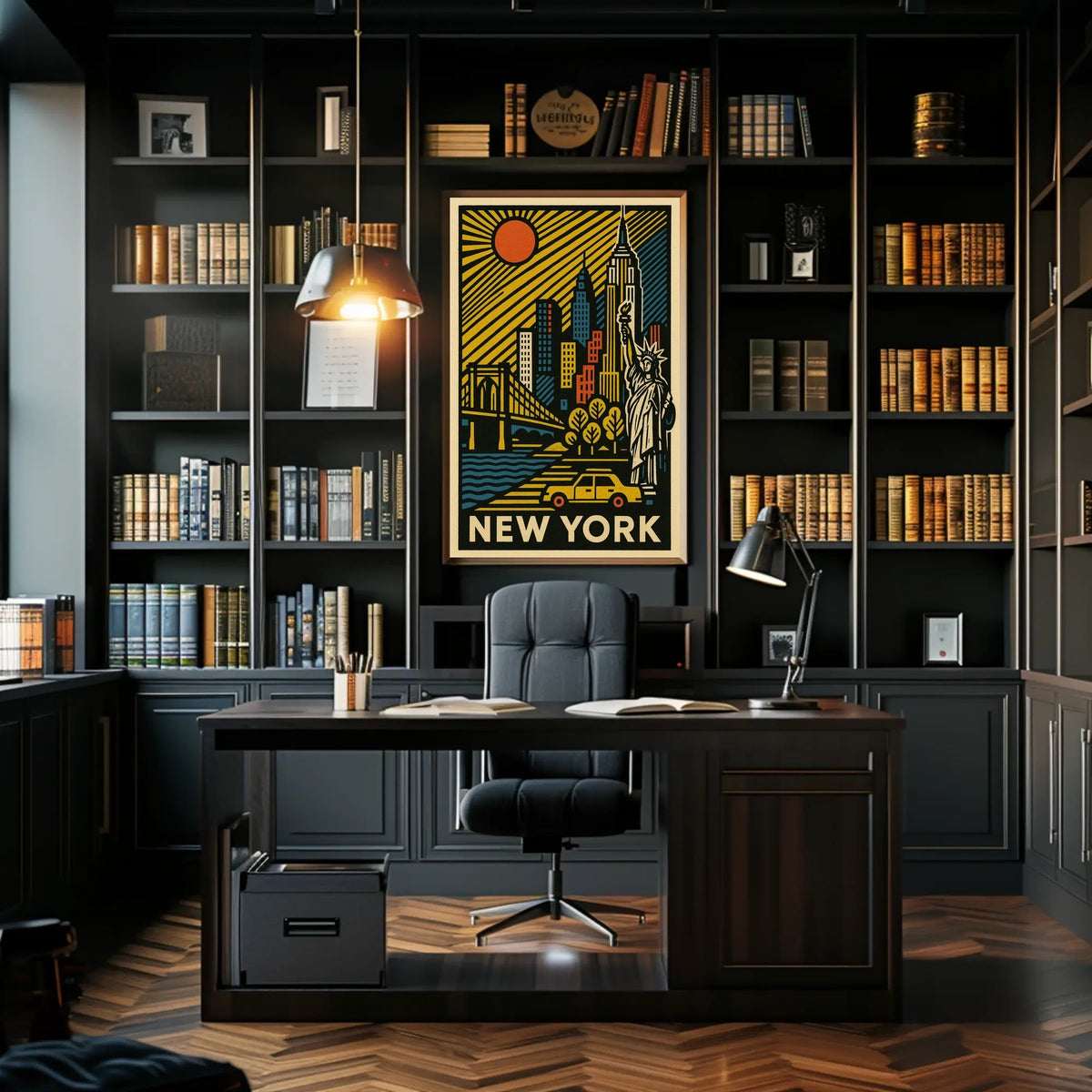 New York City Skyline Poster