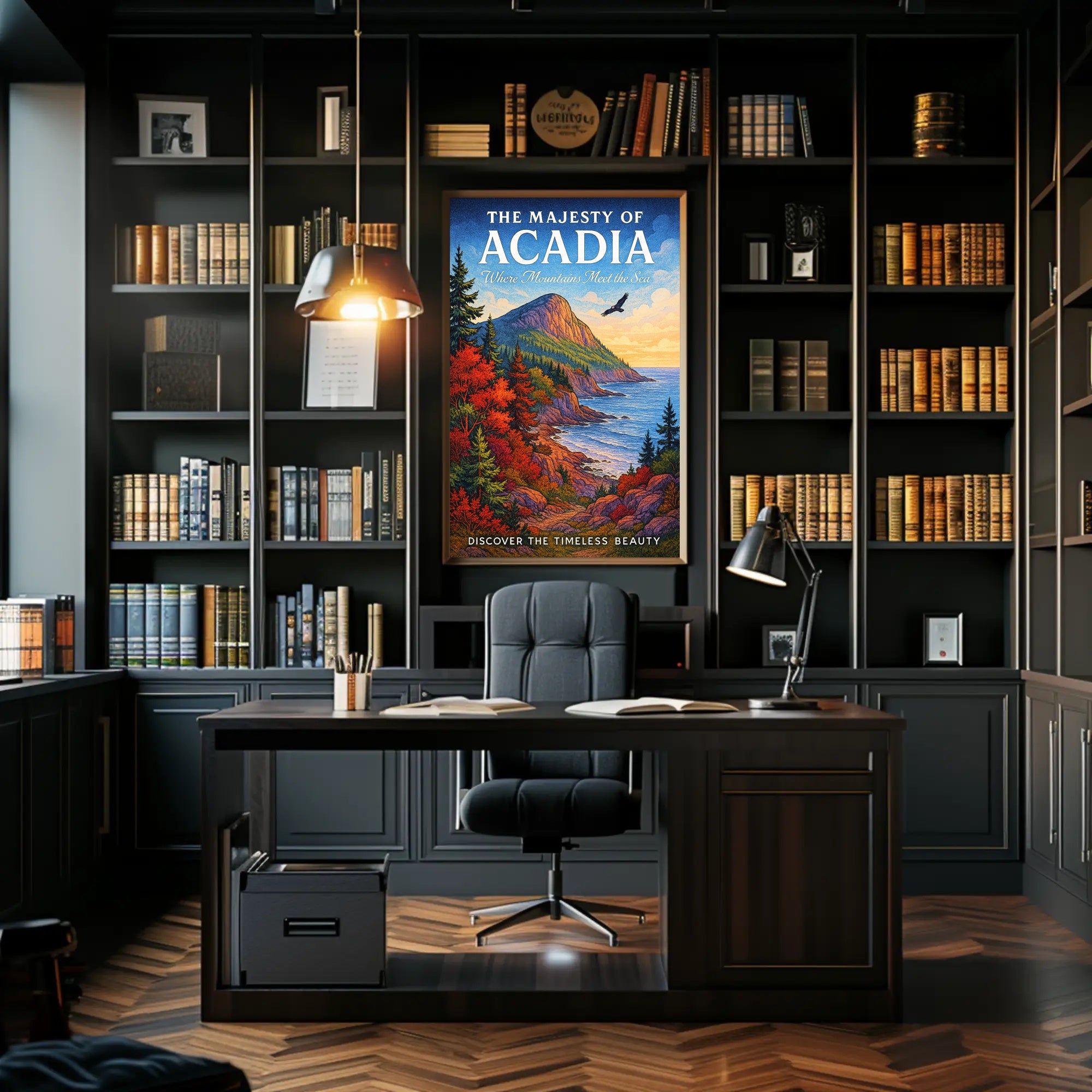 The Majesty of Acadia Poster