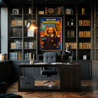 William Shakespeare – English Poet, Playwright, and Actor Poster PosterGoat